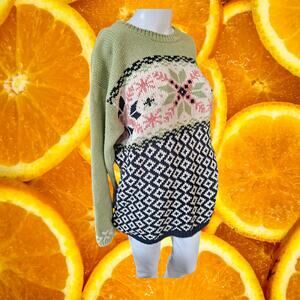 Paul Harris Design Crew Neck‎ Knit Sweater Size Medium